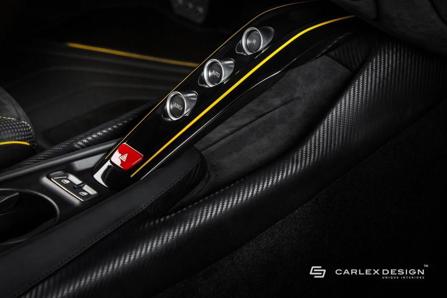 Детали интерьера Ferrari F12berlinetta by Carlex Design 2017 года  (фото 10 из 23)